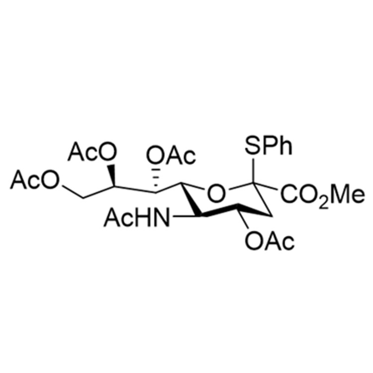 5-Acetamido-4,7,8,9-tetra-O-acetyl-2-S-phenyl-2-​thio-​neuraminic Acid Methyl Ester 